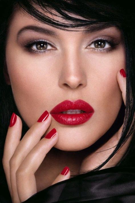 chanel lipstickk with monica bellucci|chanel red lipstick.